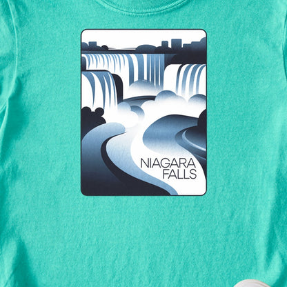 Niagara Falls Modern Kids Cotton T-Shirt