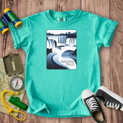 Niagara Falls Modern Kids Cotton T-Shirt