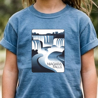 Niagara Falls Modern Kids Cotton T-Shirt