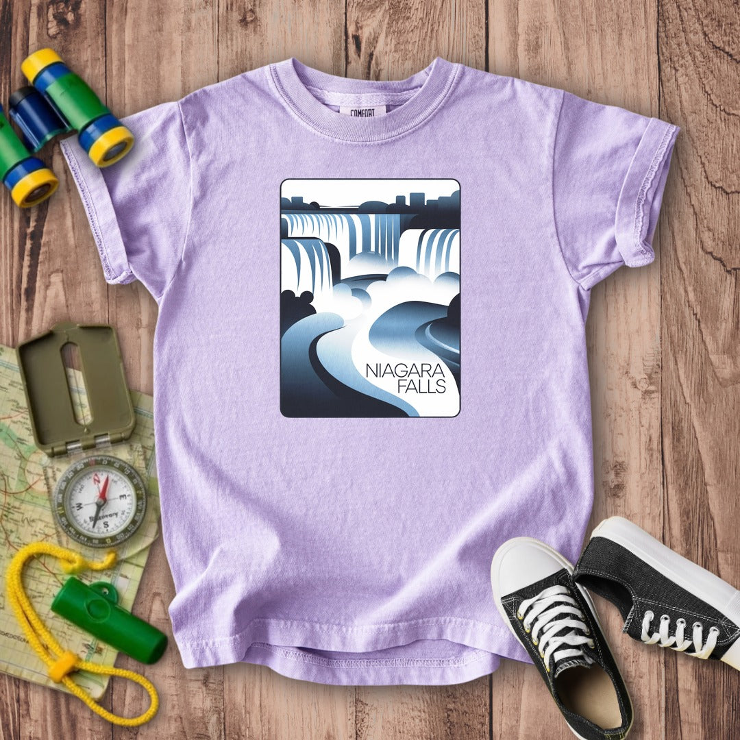 Niagara Falls Modern Kids Cotton T-Shirt