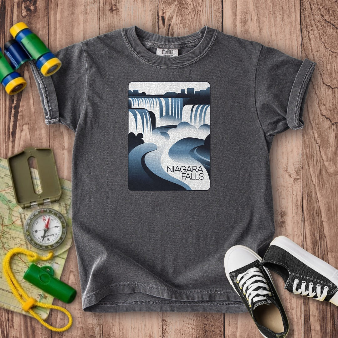 Niagara Falls Modern Kids Cotton T-Shirt