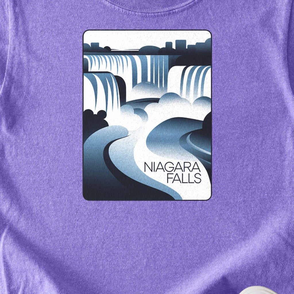 Niagara Falls Modern Kids Cotton T-Shirt