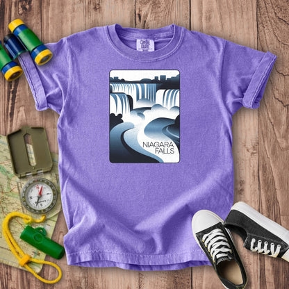 Niagara Falls Modern Kids Cotton T-Shirt
