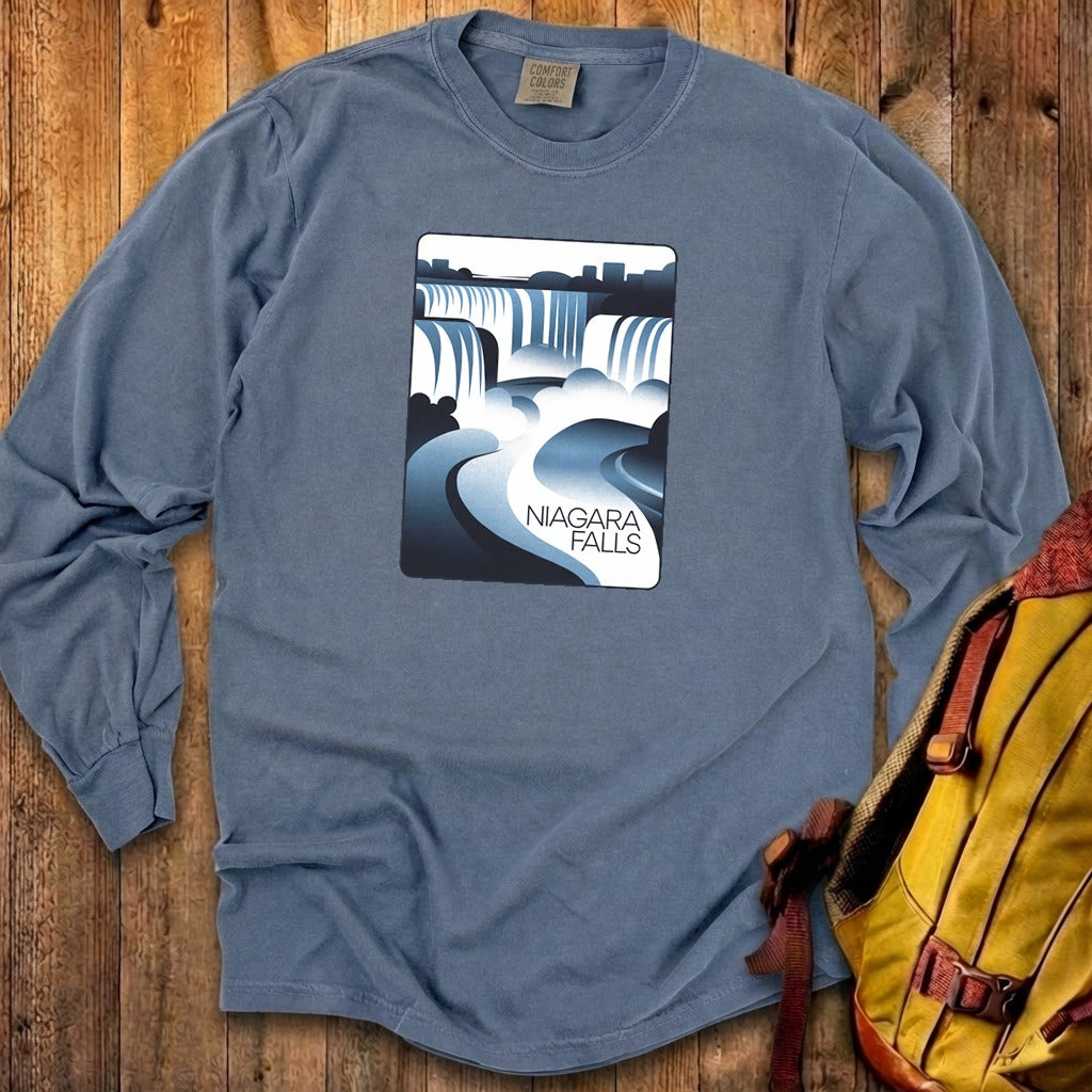 Niagara Falls Modern Cotton Long Sleeve