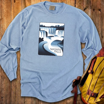 Niagara Falls Modern Cotton Long Sleeve