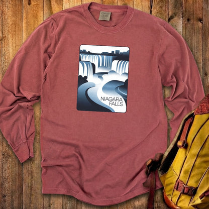 Niagara Falls Modern Cotton Long Sleeve