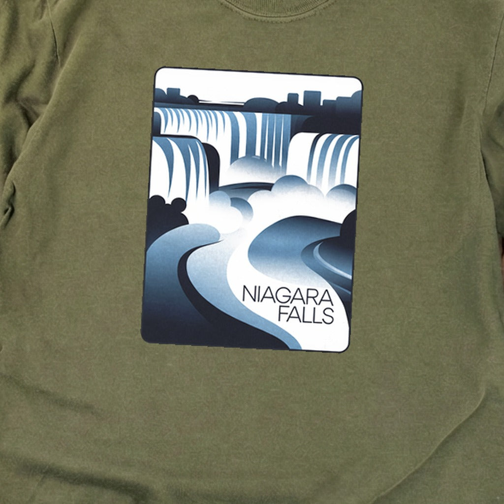 Niagara Falls Modern Cotton Long Sleeve