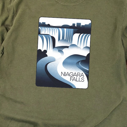 Niagara Falls Modern Cotton Long Sleeve