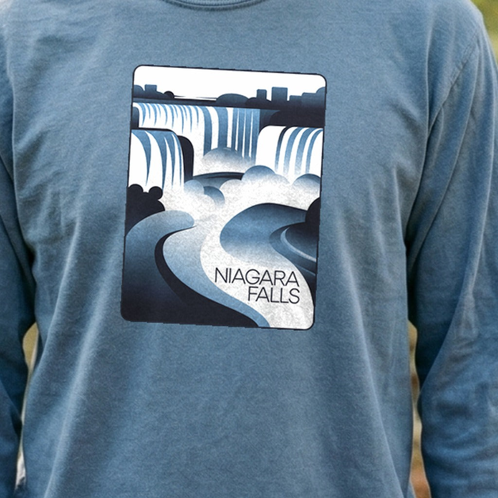 Niagara Falls Modern Cotton Long Sleeve