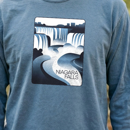 Niagara Falls Modern Cotton Long Sleeve