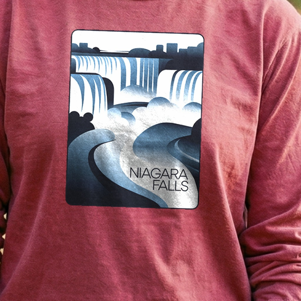 Niagara Falls Modern Cotton Long Sleeve