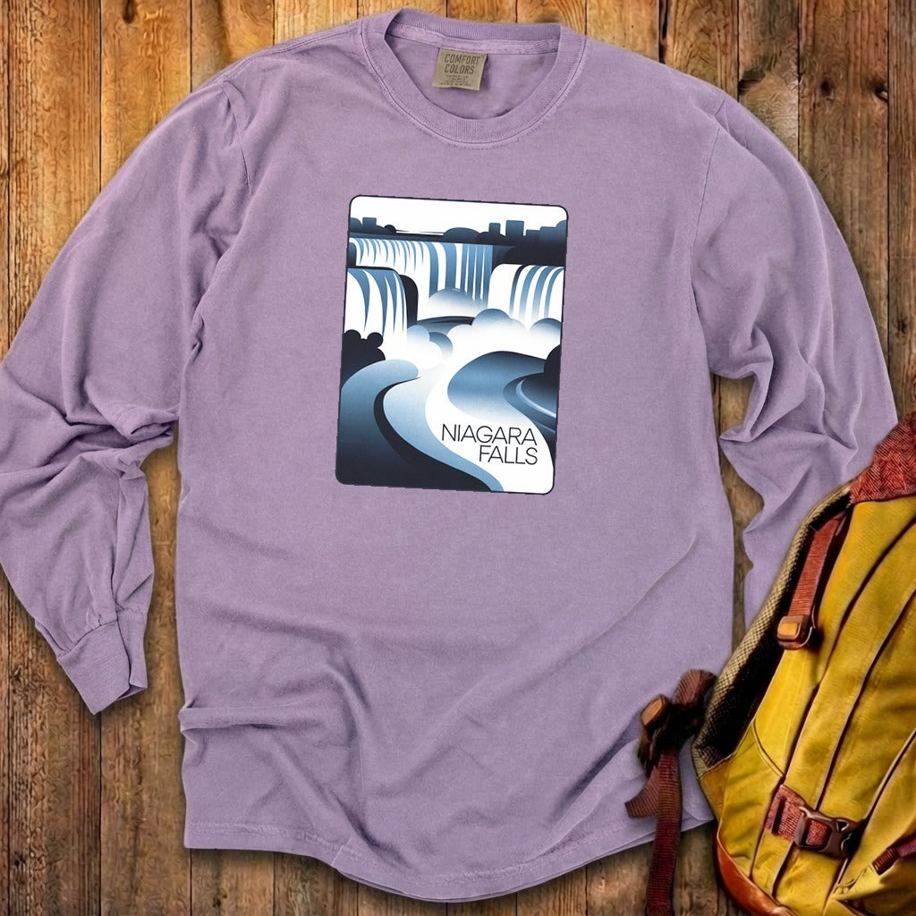 Niagara Falls Modern Cotton Long Sleeve