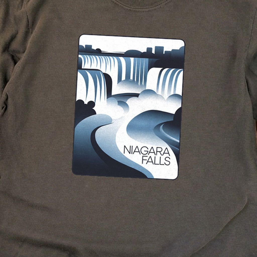 Niagara Falls Modern Cotton Long Sleeve