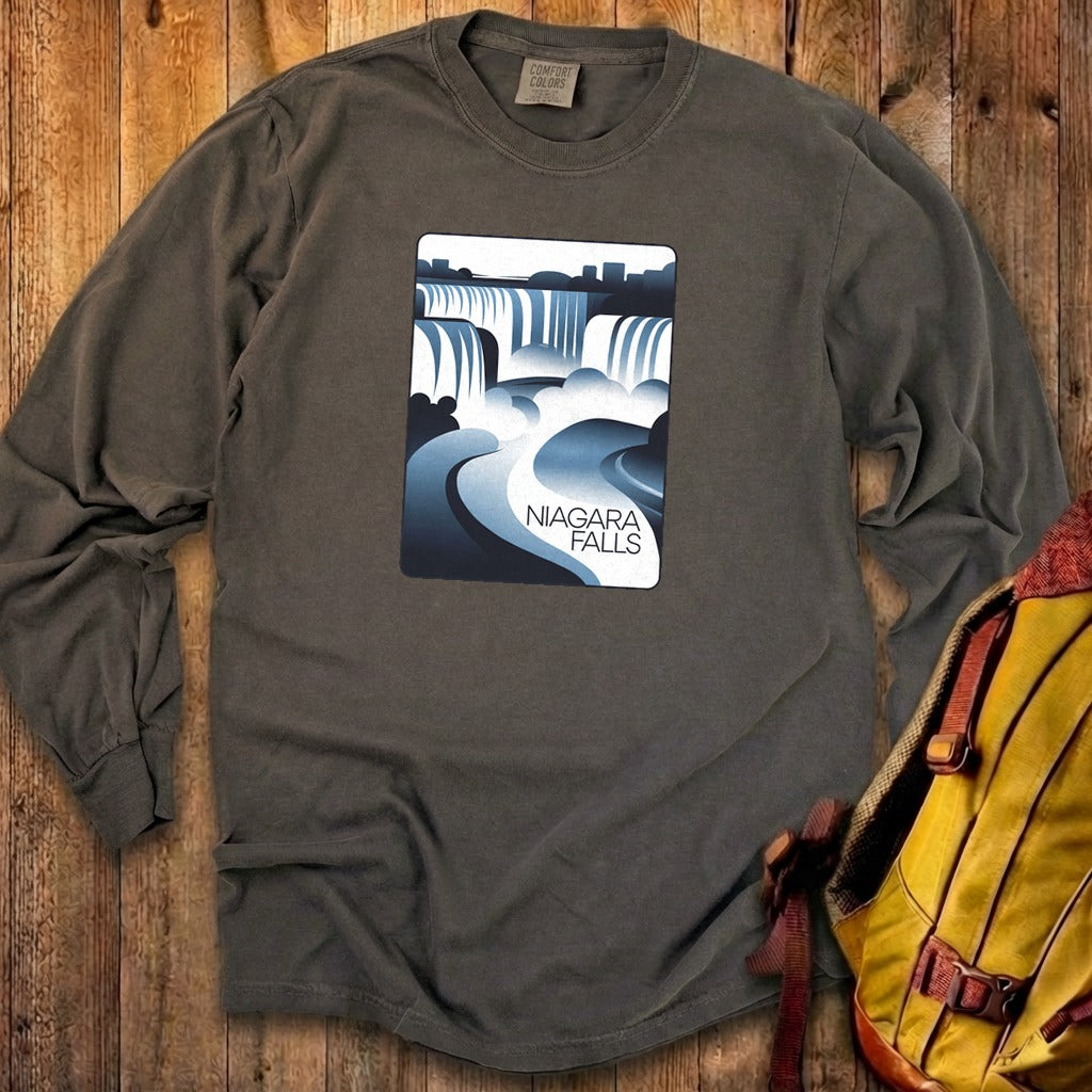 Niagara Falls Modern Cotton Long Sleeve