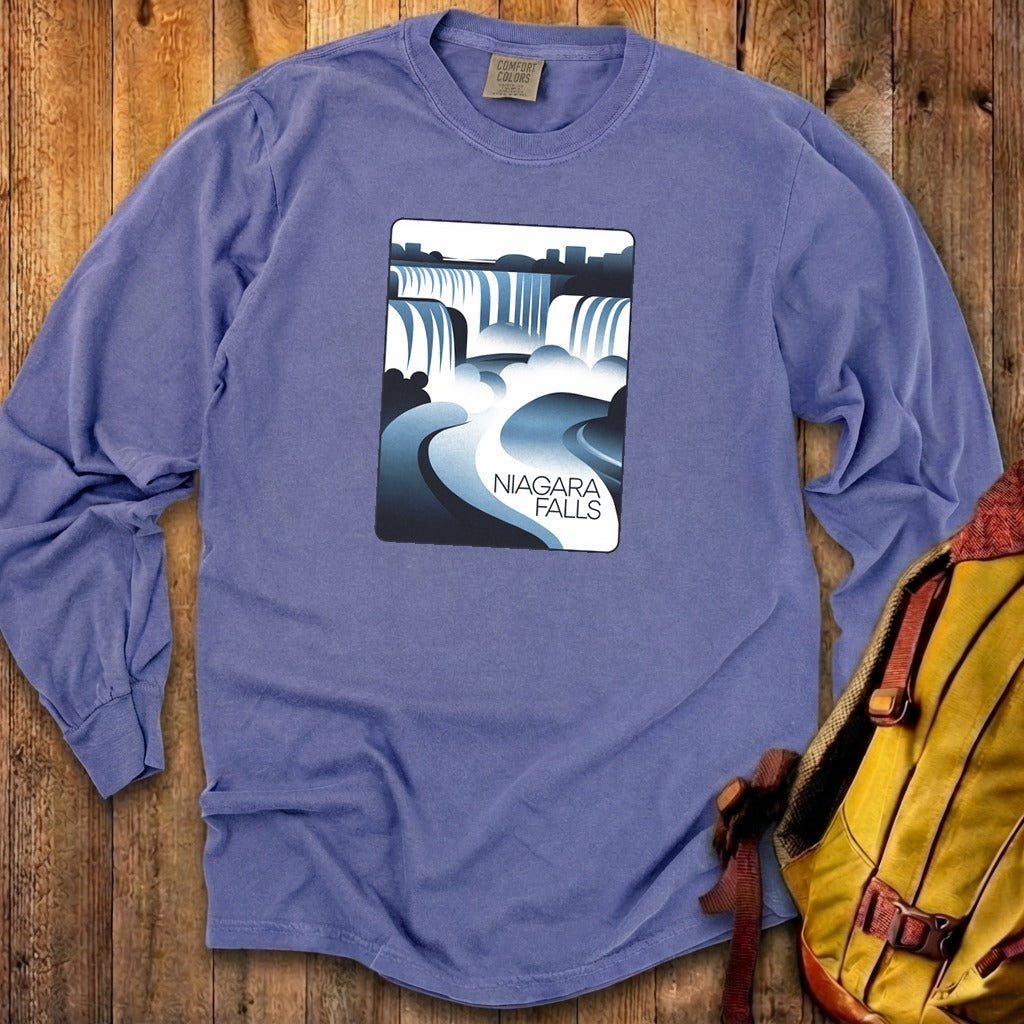 Niagara Falls Modern Cotton Long Sleeve