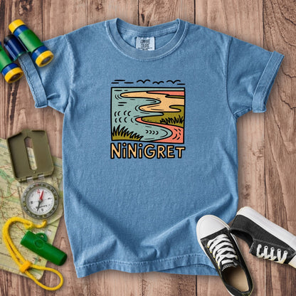 Ninigret National Wildlife Refuge Kids Cotton T-Shirt