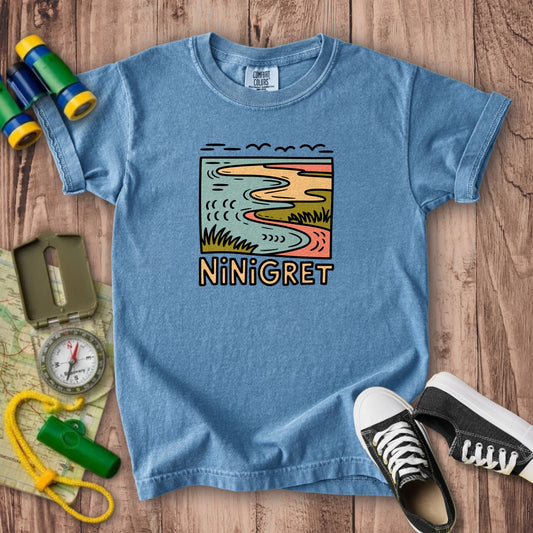 Ninigret National Wildlife Refuge Kids Cotton T-Shirt