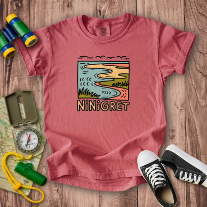 Ninigret National Wildlife Refuge Kids Cotton T-Shirt