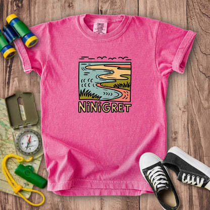 Ninigret National Wildlife Refuge Kids Cotton T-Shirt