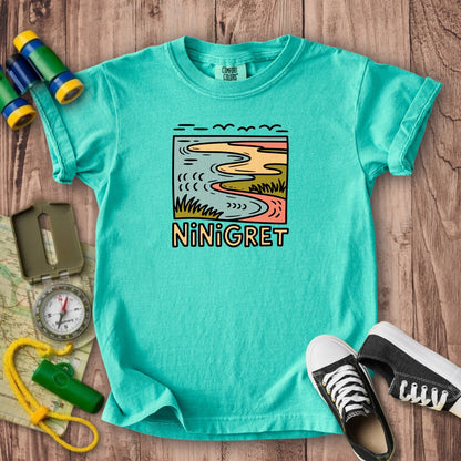 Ninigret National Wildlife Refuge Kids Cotton T-Shirt