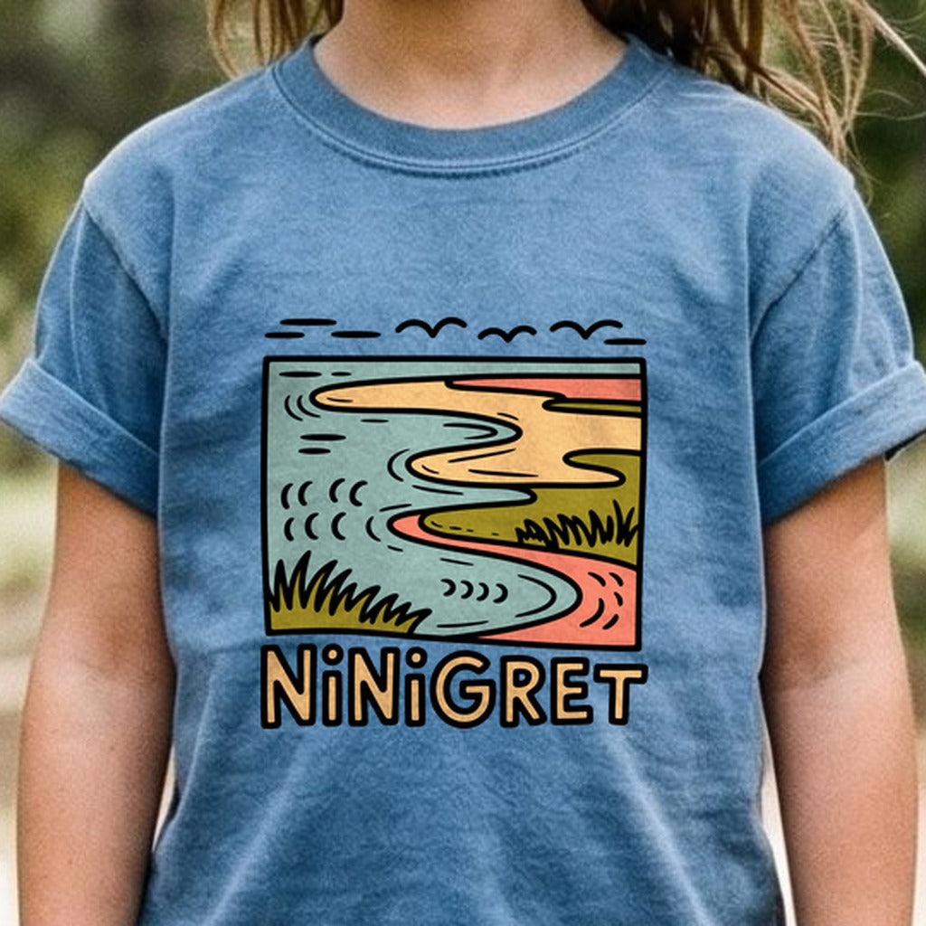 Ninigret National Wildlife Refuge Kids Cotton T-Shirt