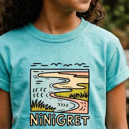 Ninigret National Wildlife Refuge Kids Cotton T-Shirt