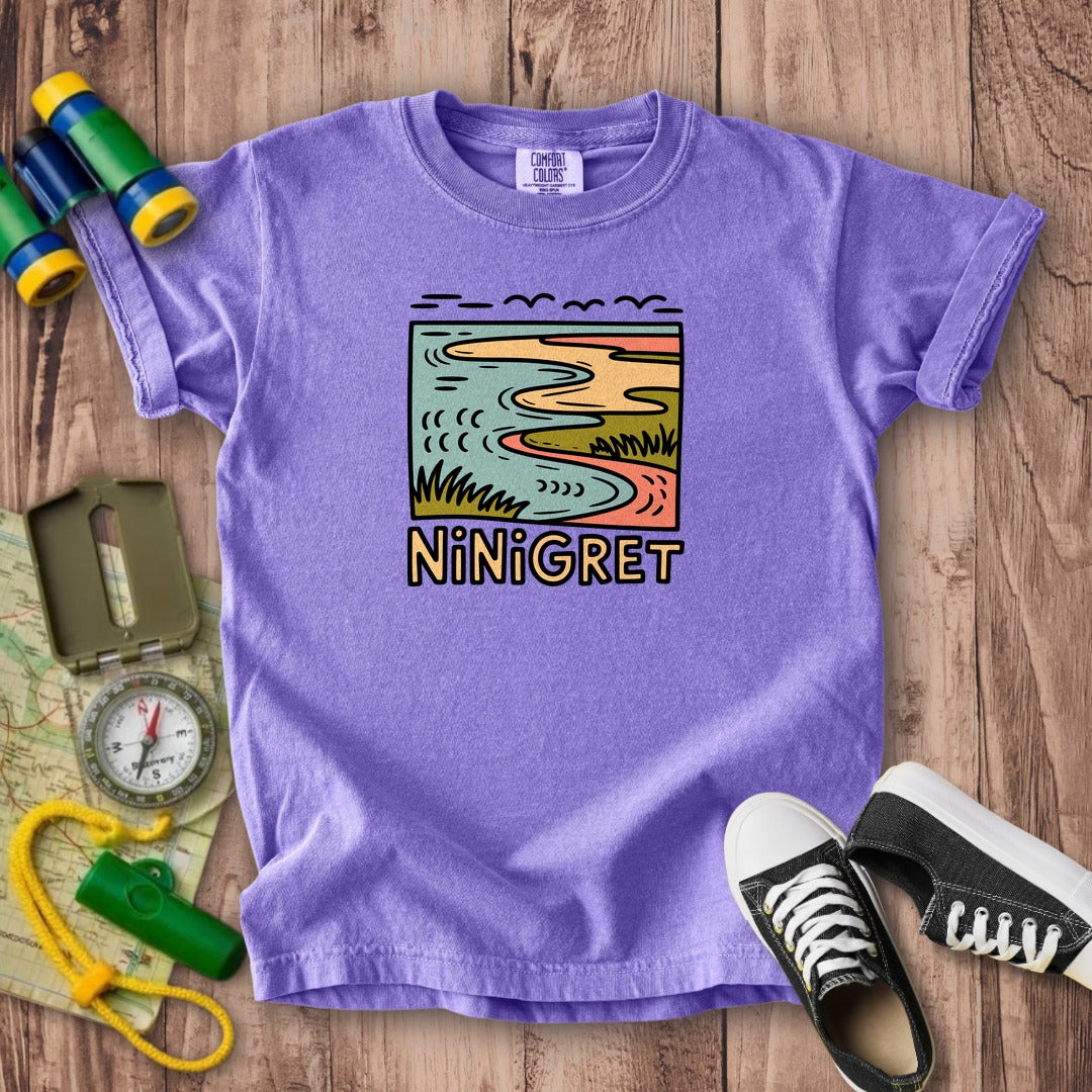 Ninigret National Wildlife Refuge Kids Cotton T-Shirt