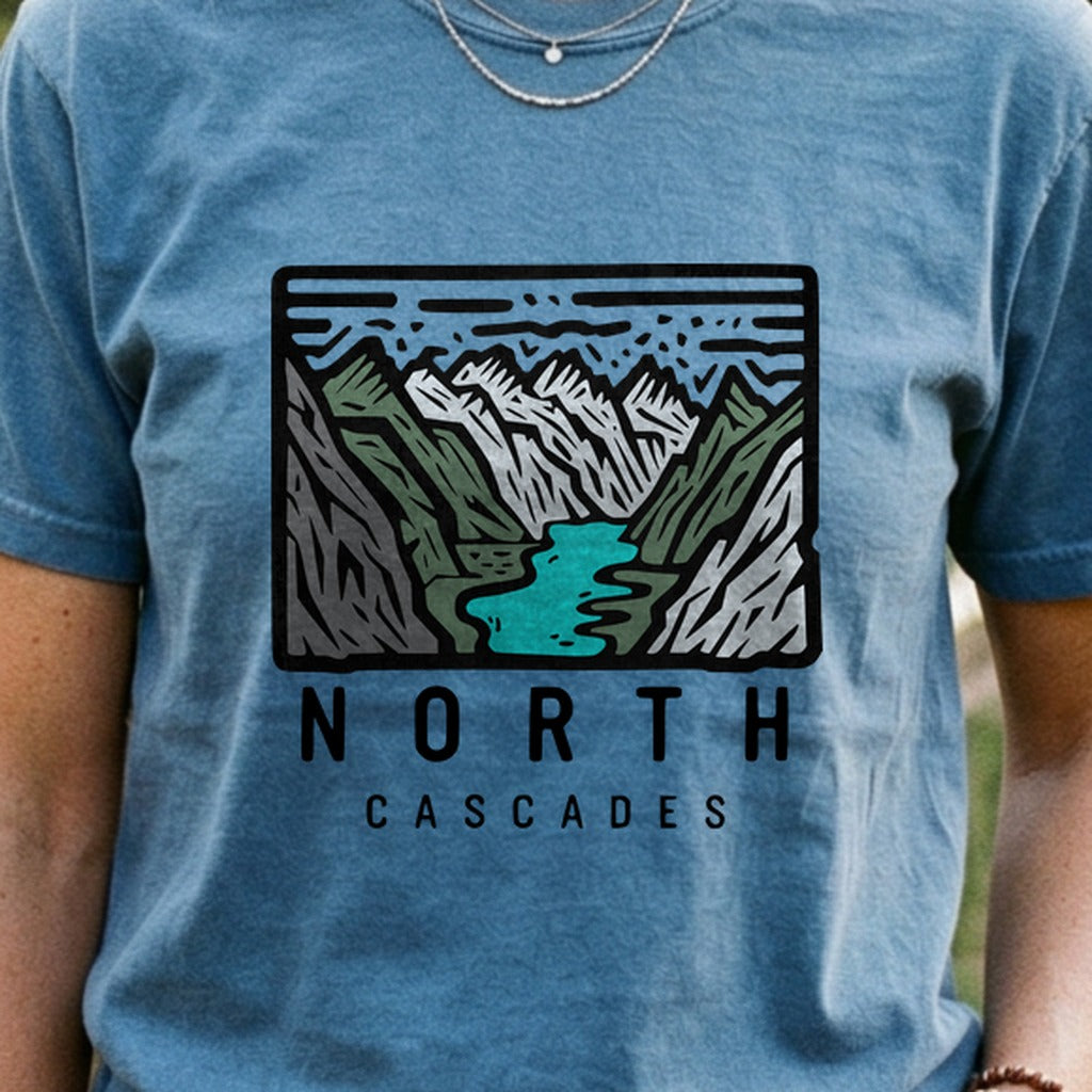 North Cascades National Park Cotton T-Shirt
