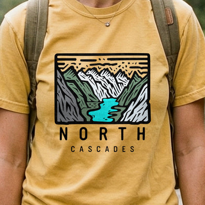 North Cascades National Park Cotton T-Shirt