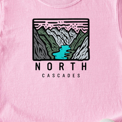 North Cascades National Park Kids Cotton T-Shirt