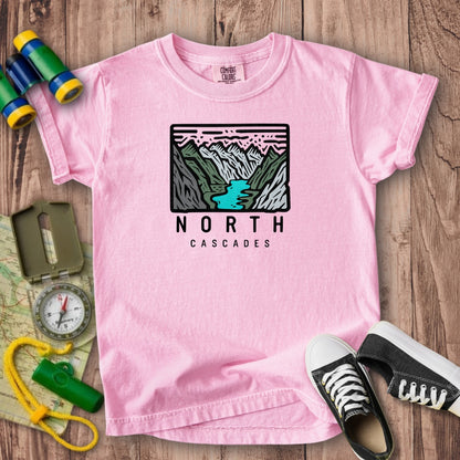 North Cascades National Park Kids Cotton T-Shirt