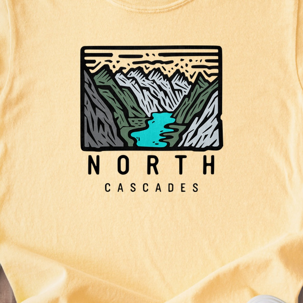 North Cascades National Park Kids Cotton T-Shirt