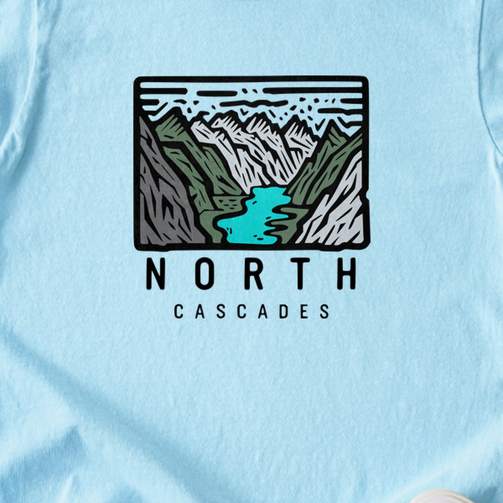 North Cascades National Park Kids Cotton T-Shirt
