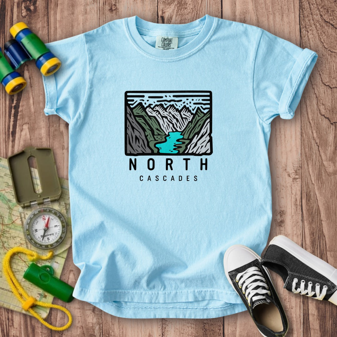 North Cascades National Park Kids Cotton T-Shirt