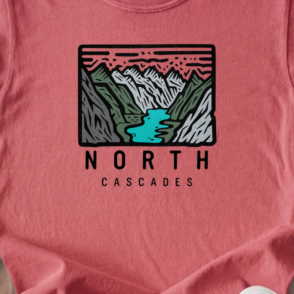 North Cascades National Park Kids Cotton T-Shirt