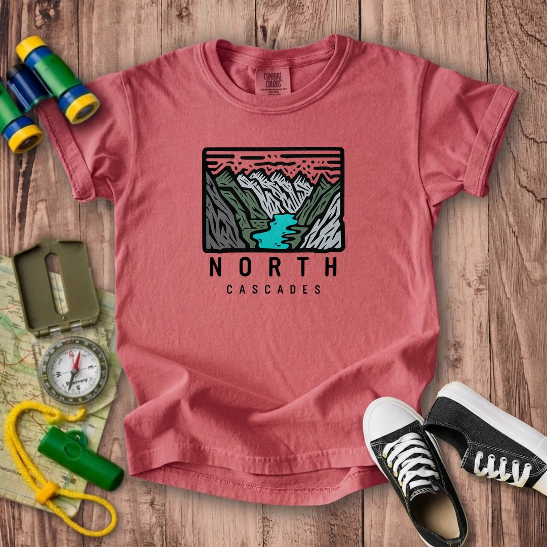 North Cascades National Park Kids Cotton T-Shirt