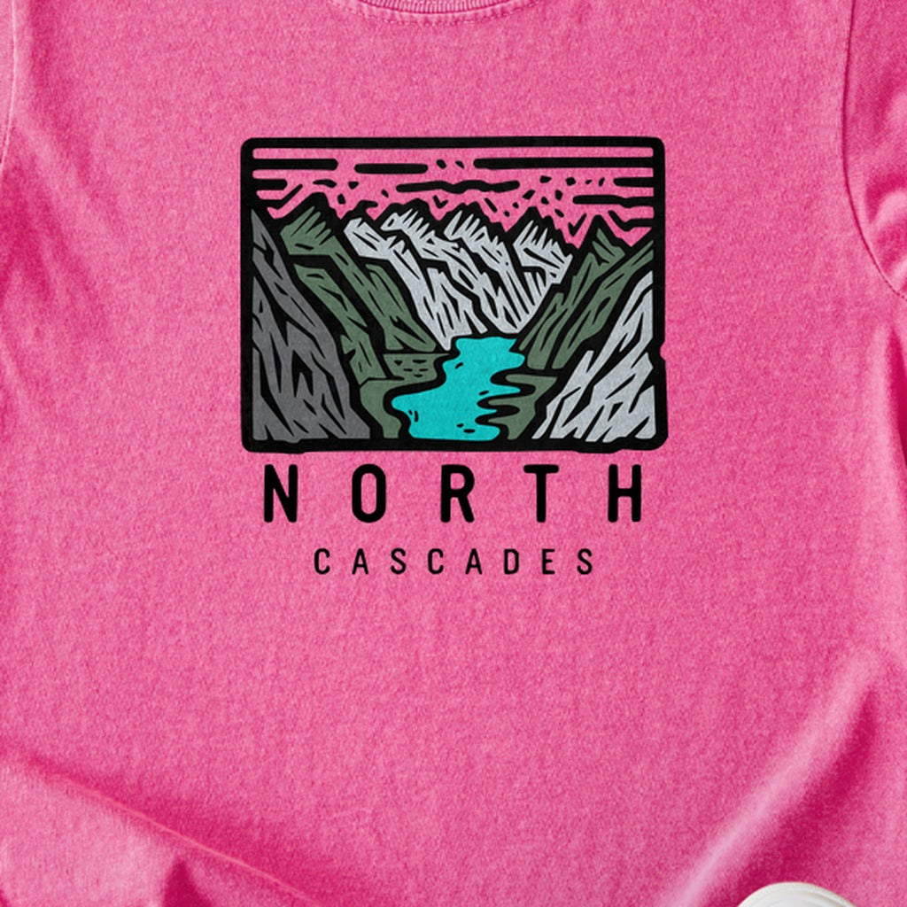 North Cascades National Park Kids Cotton T-Shirt