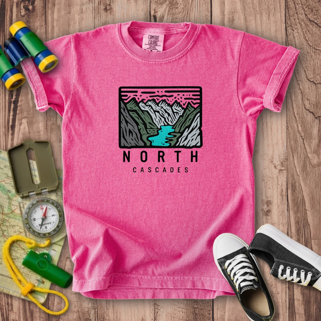 North Cascades National Park Kids Cotton T-Shirt