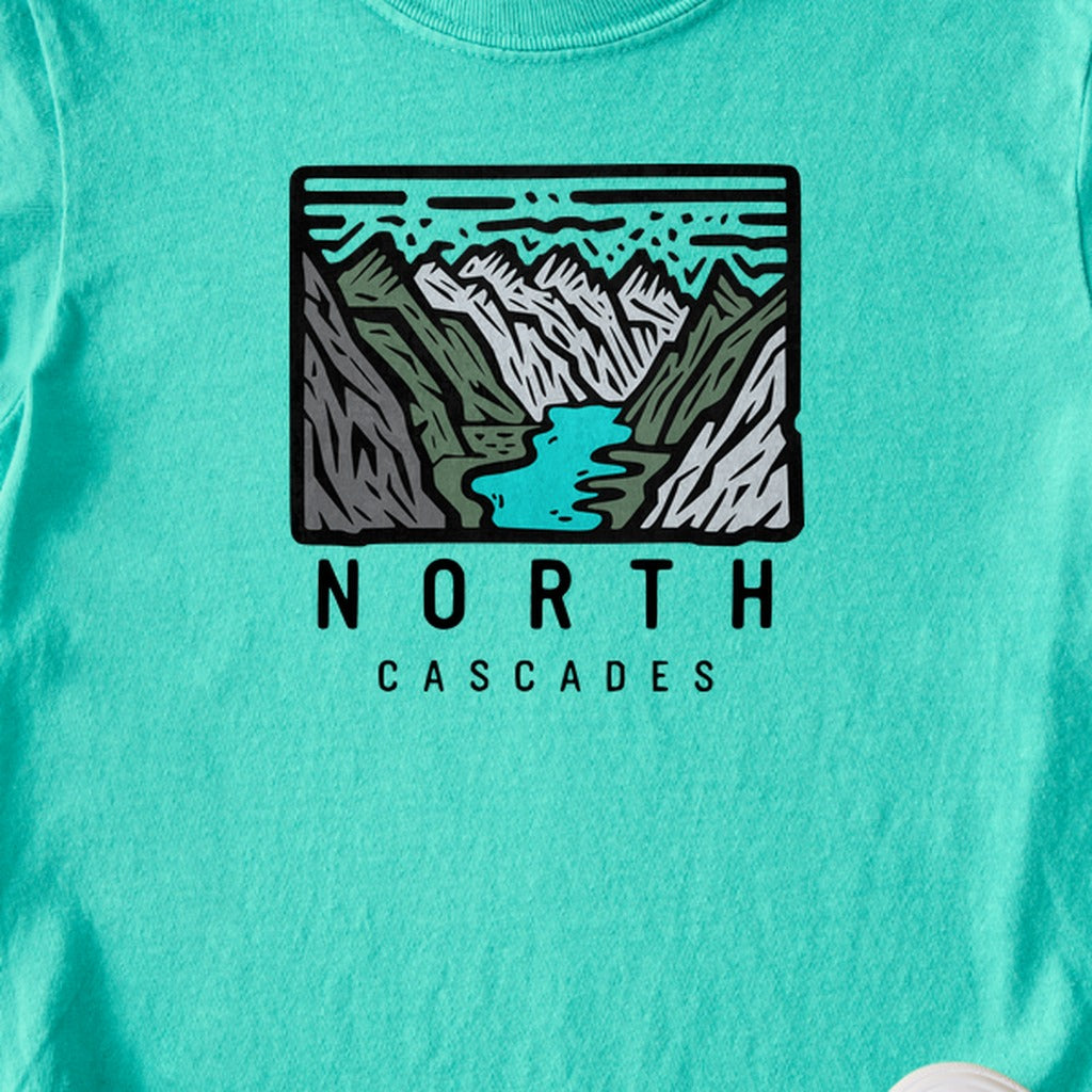 North Cascades National Park Kids Cotton T-Shirt