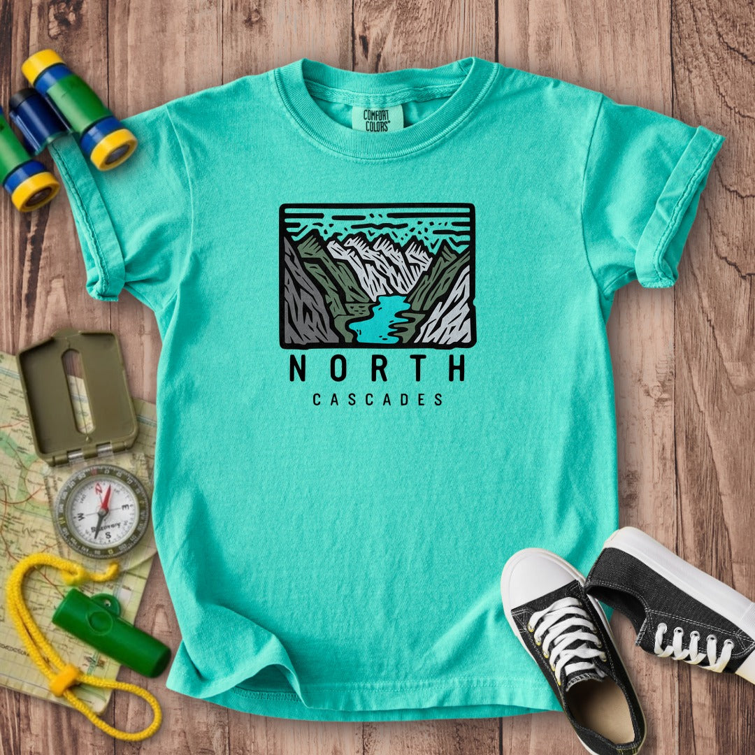 North Cascades National Park Kids Cotton T-Shirt