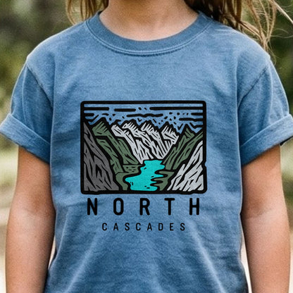 North Cascades National Park Kids Cotton T-Shirt