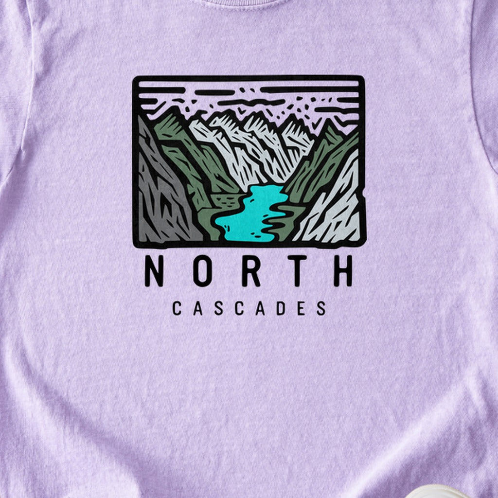 North Cascades National Park Kids Cotton T-Shirt