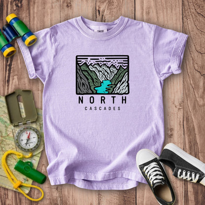 North Cascades National Park Kids Cotton T-Shirt