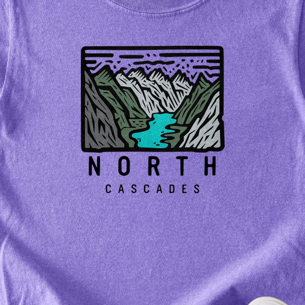 North Cascades National Park Kids Cotton T-Shirt