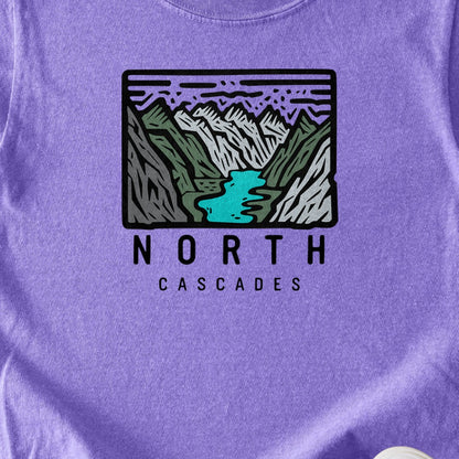 North Cascades National Park Kids Cotton T-Shirt