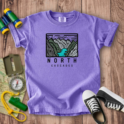 North Cascades National Park Kids Cotton T-Shirt