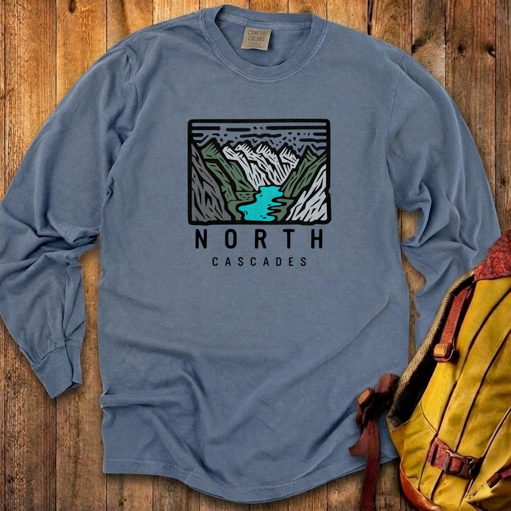 North Cascades National Park Cotton Long Sleeve