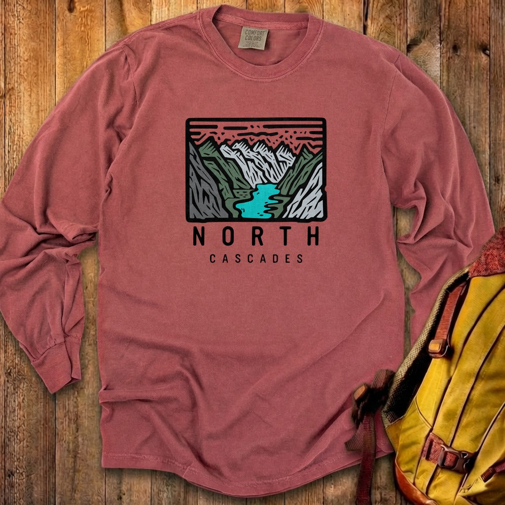 North Cascades National Park Cotton Long Sleeve