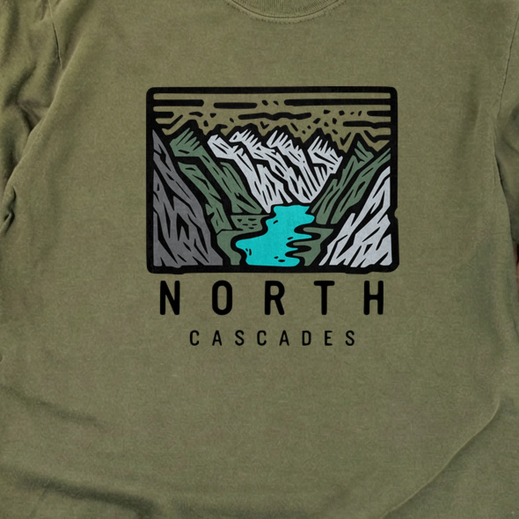 North Cascades National Park Cotton Long Sleeve