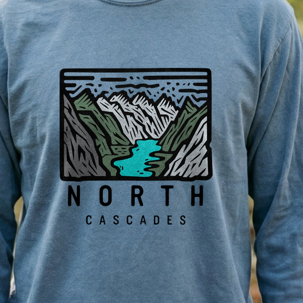 North Cascades National Park Cotton Long Sleeve